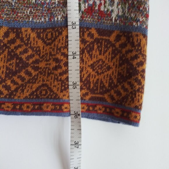 Peruvian Connection Pima Knit Dress Tank Midi Shift Empire Waist Brick Taupe XS - Picture 4 of 8